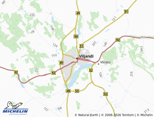 Mapa MICHELIN Viljandi - ViaMichelin