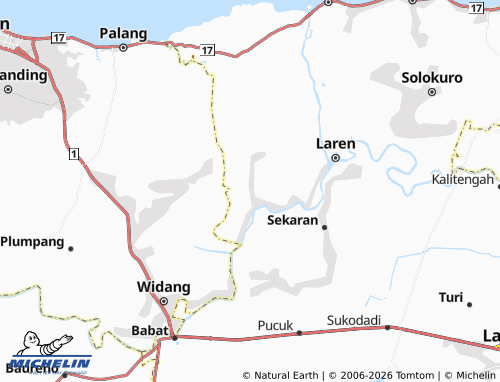 MICHELIN-Landkarte Jabung - ViaMichelin