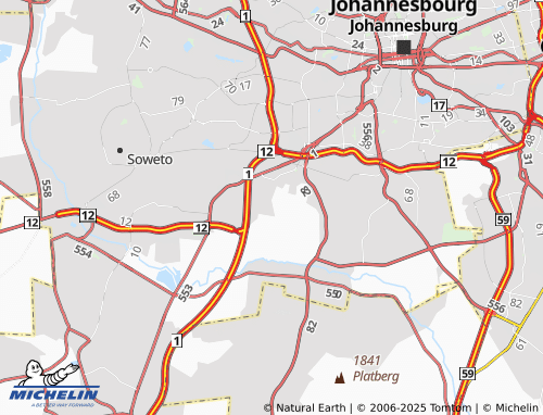 MICHELIN Naturena Extension 15 map - ViaMichelin