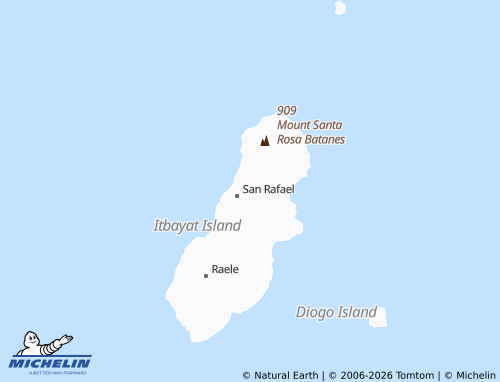 MICHELIN Itbayat map - ViaMichelin