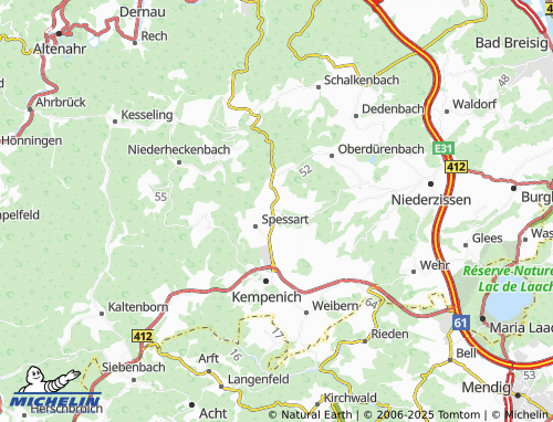 Mapa MICHELIN Hannebach - ViaMichelin