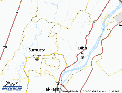 Mapa MICHELIN Bani Hashim - ViaMichelin
