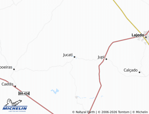 MICHELIN Jucati map - ViaMichelin