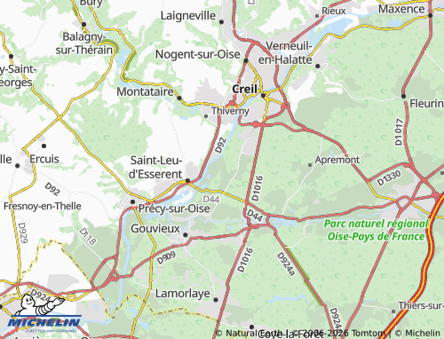 MICHELIN Saint-Maximin map - ViaMichelin
