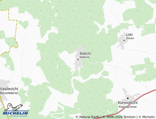 MICHELIN Babichi map - ViaMichelin