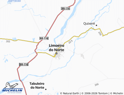 Carte MICHELIN Bom Nome - ViaMichelin