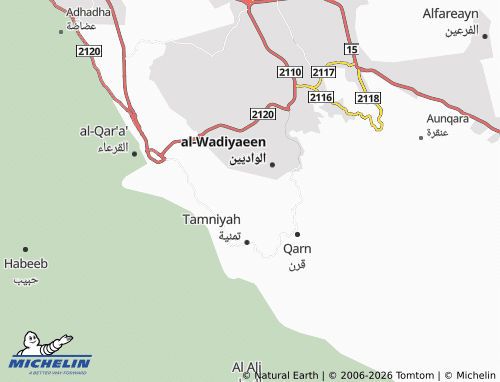 MICHELIN-Landkarte al-'Aseel - ViaMichelin