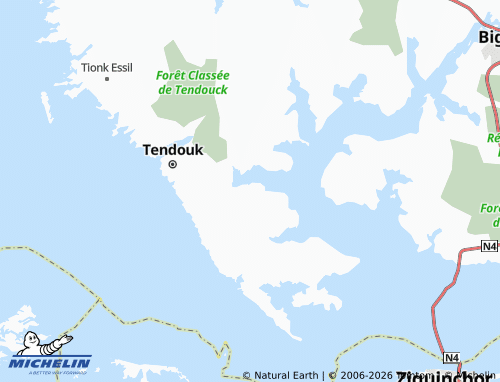 Mapa MICHELIN Diatok - ViaMichelin