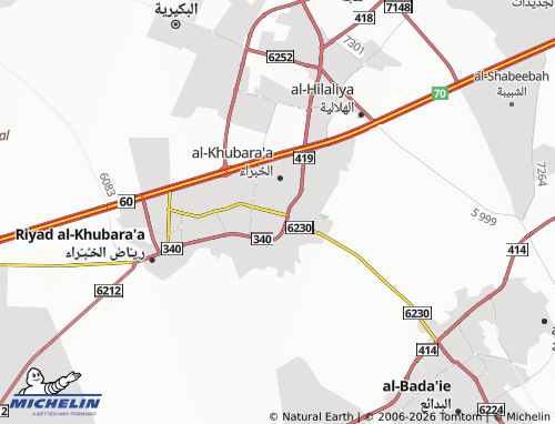 MICHELIN-Landkarte al-Quds - ViaMichelin