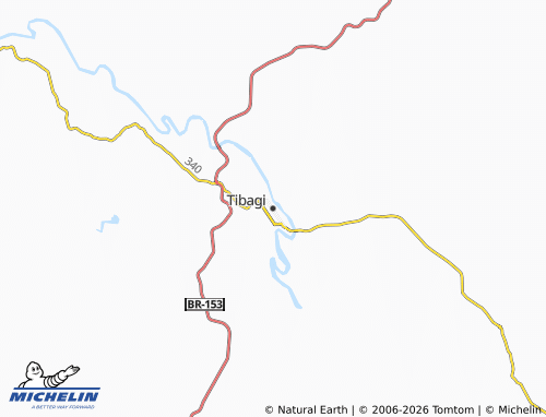 Mapa MICHELIN Tibagi - ViaMichelin