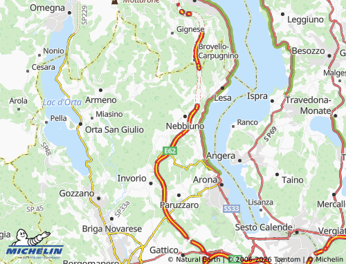 Mapa MICHELIN Pisano - ViaMichelin