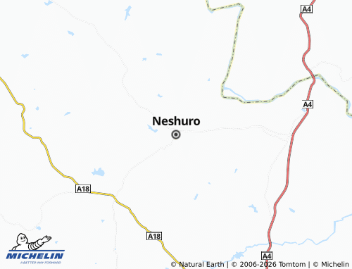 Mappa MICHELIN Neshuro - ViaMichelin