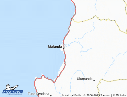 MICHELIN Malunda map - ViaMichelin