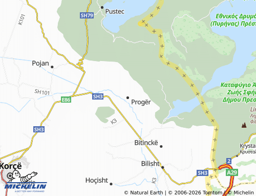 Mapa MICHELIN Progër - ViaMichelin