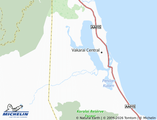Mappa MICHELIN Ooriyankattu - ViaMichelin