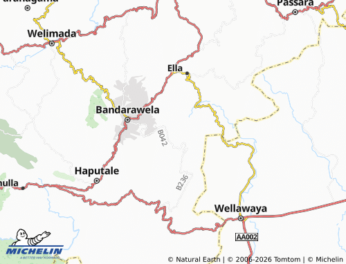 Mappa MICHELIN Liyangahawela - ViaMichelin