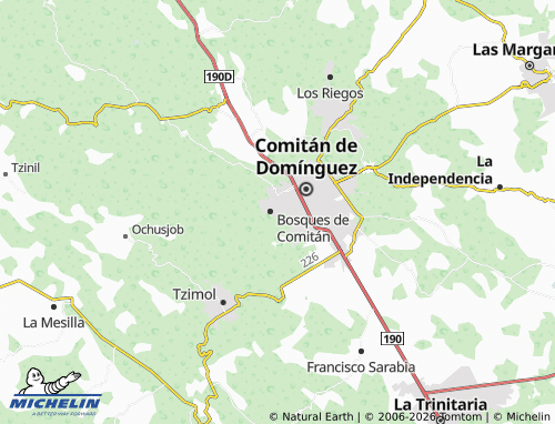 Mappa MICHELIN San Valentín Uno - ViaMichelin