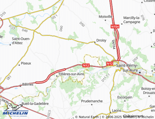 Carte MICHELIN Le Mesnil - ViaMichelin