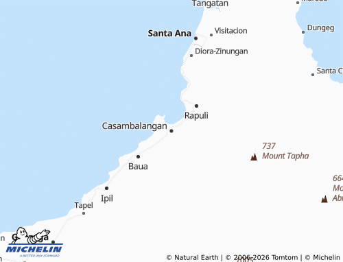 MICHELIN Casambalangan map - ViaMichelin