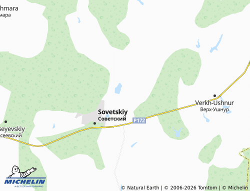MICHELIN-Landkarte Vyatskoye - ViaMichelin