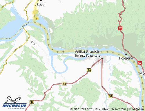 Mapa MICHELIN Ostrovo - ViaMichelin