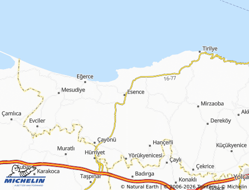 Mappa MICHELIN Esence - ViaMichelin