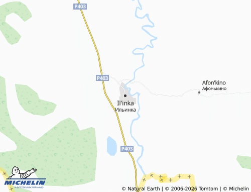 MICHELIN-Landkarte Il'inka - ViaMichelin