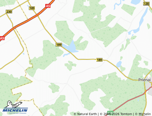 MICHELIN Šilavotas map - ViaMichelin