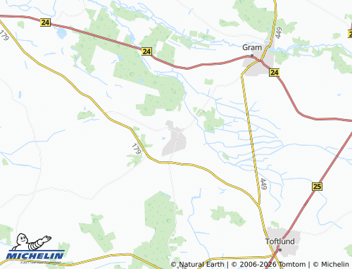 MICHELIN Arnum map - ViaMichelin