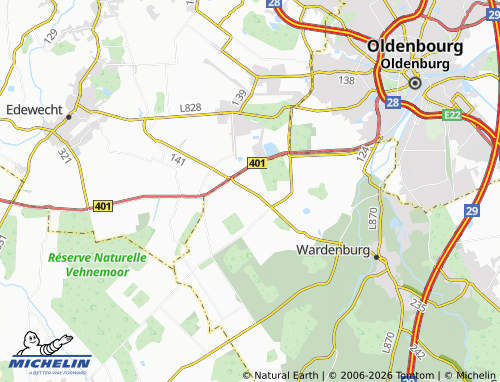 MICHELIN Harbern map - ViaMichelin
