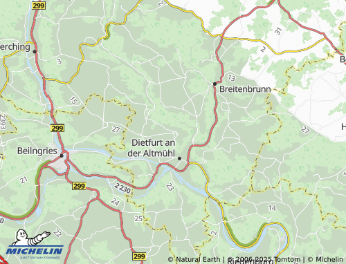 MICHELIN-Landkarte Mitteldorf - ViaMichelin