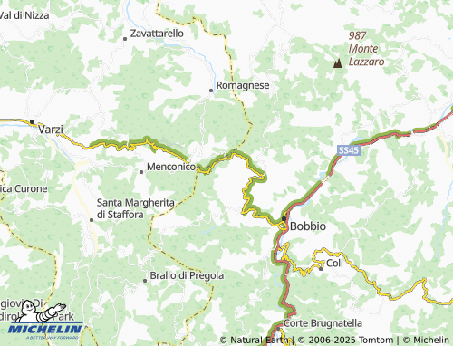 MICHELIN Gorazze map - ViaMichelin