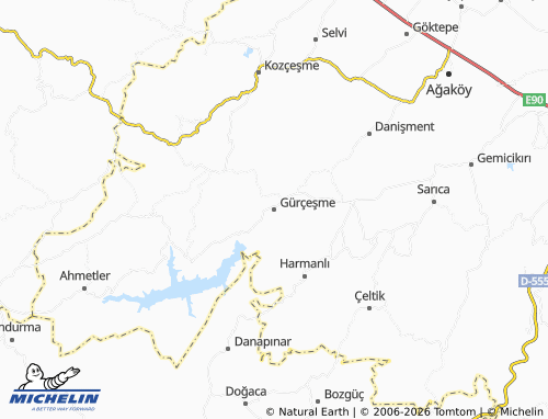 Mappa MICHELIN Gürçeşme - ViaMichelin
