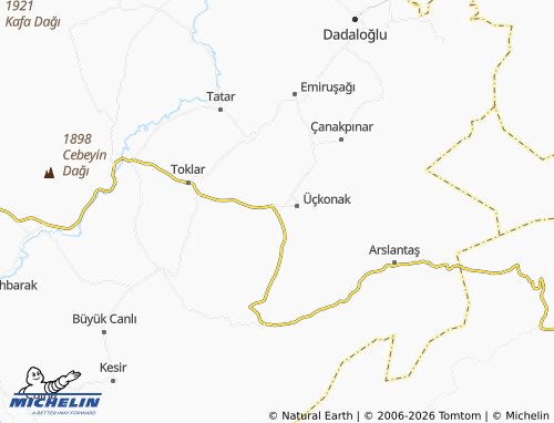 MICHELIN Işıklar map - ViaMichelin