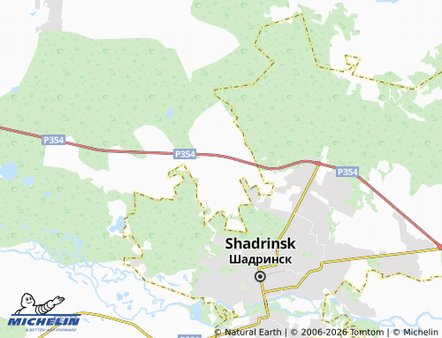 MICHELIN-Landkarte Klyuchi - ViaMichelin