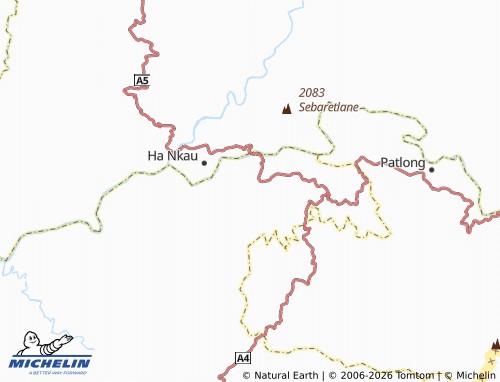 MICHELIN Ha Nkate map - ViaMichelin