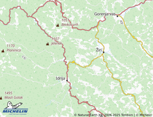 MICHELIN-Landkarte Pečnik - ViaMichelin