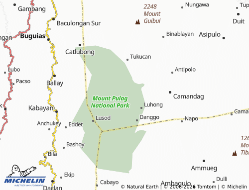 MICHELIN Tinoc map - ViaMichelin