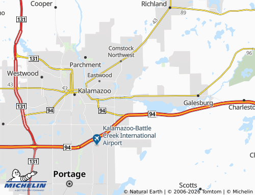 Mapa MICHELIN Comstock - ViaMichelin