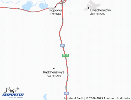 MICHELIN Dyadin map - ViaMichelin