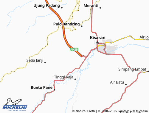 MICHELIN Tanah Rakyat map - ViaMichelin