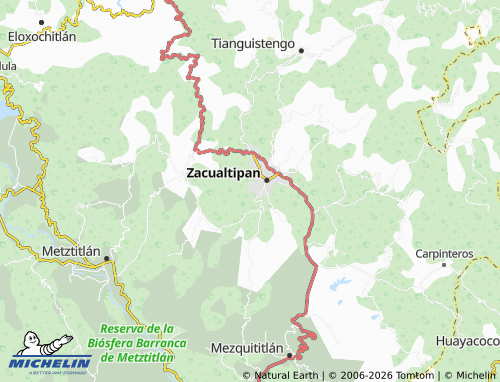Mappa MICHELIN Loma Bonita Segunda Sección - ViaMichelin