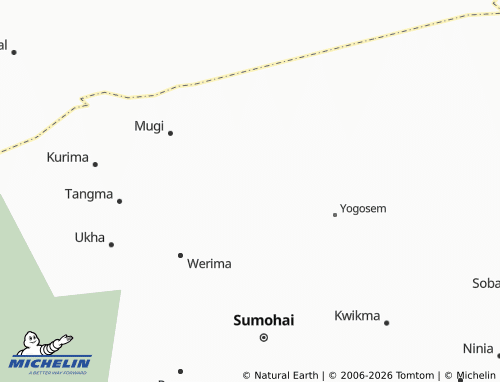MICHELIN Kiroma map - ViaMichelin