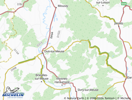 MICHELIN Murvaux map - ViaMichelin