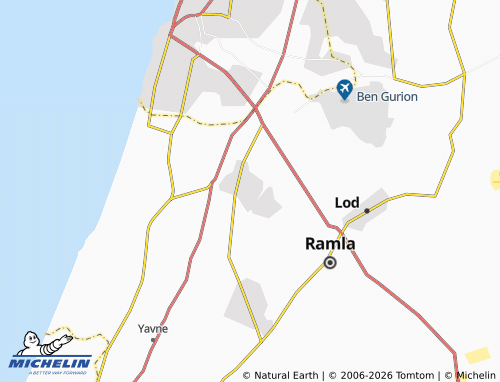 MICHELIN-Landkarte Rishon Leziyyon - ViaMichelin