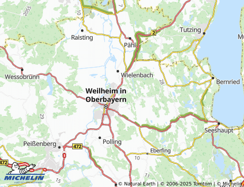 MICHELIN-Landkarte Dietlhofen - ViaMichelin