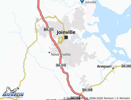 MICHELIN Floresta map - ViaMichelin
