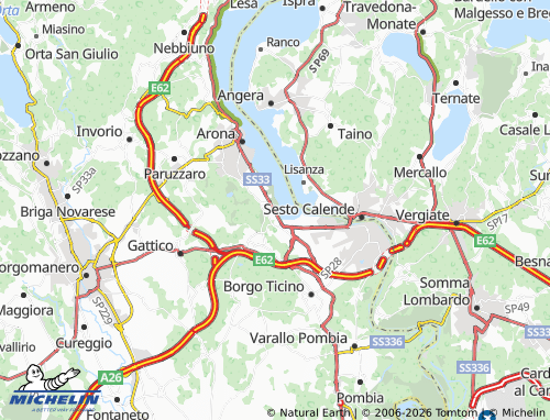 Mapa MICHELIN Dormelletto - ViaMichelin