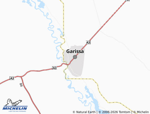 Kaart MICHELIN Garissa - ViaMichelin