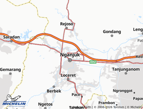Mapa MICHELIN Begadung - ViaMichelin